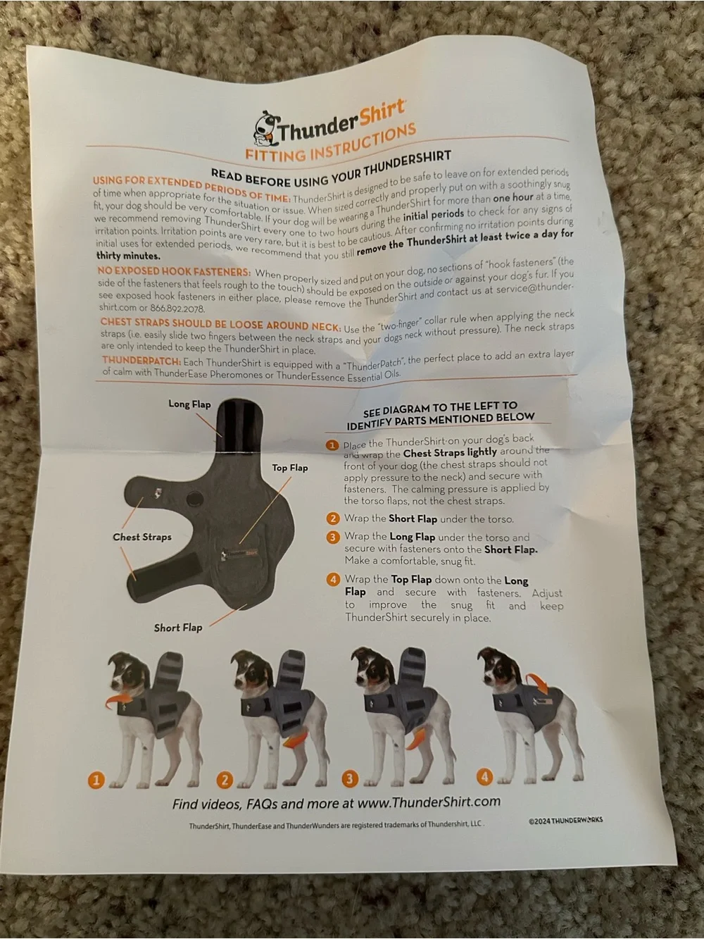 Thundershirt Dog Anxiety Wrap - Solid Gray